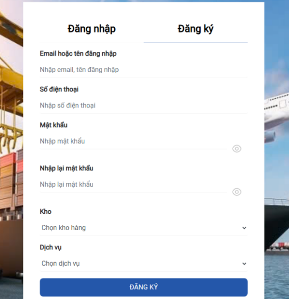 Đăng ký tài khoản